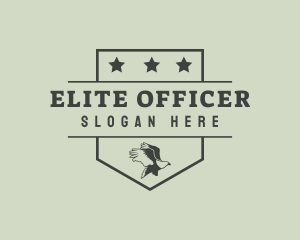 Officer - Eagle Air Force Soldier logo design