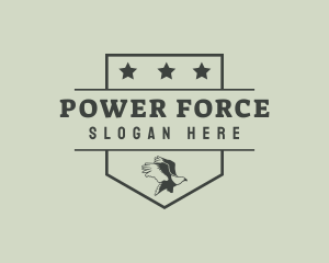 Eagle Air Force Soldier logo design