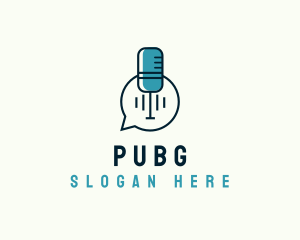Podcast Recording Studio logo design