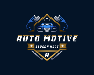 Auto Garage Detailing logo design