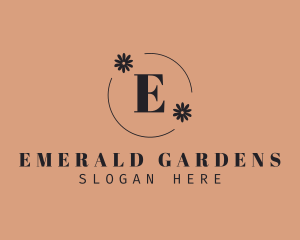 Flower Event Planner logo design