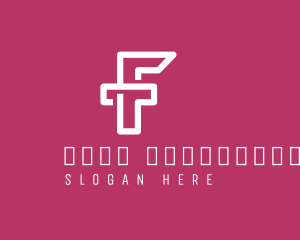 Minimalist F Outline Logo