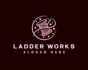 Thread Needle Sewing logo design