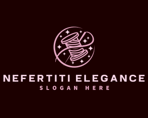 Thread Needle Sewing logo design