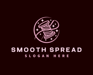 Thread Needle Sewing logo design