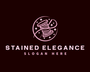 Thread Needle Sewing logo design