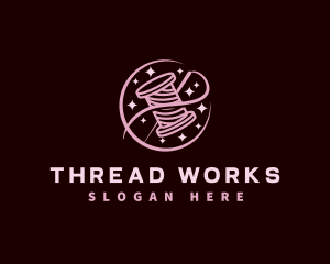 Thread - Thread Needle Sewing logo design