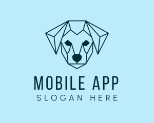 Origami - Geometric Dog Pet logo design