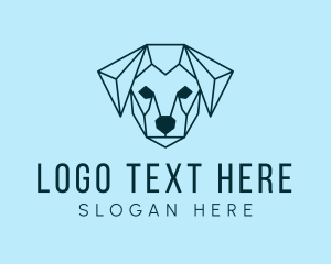 Pet - Geometric Dog Pet logo design