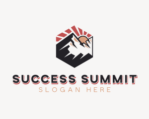 Sunrise Mountain Trekking logo design