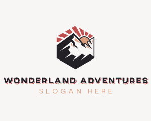 Sunrise Mountain Trekking logo design