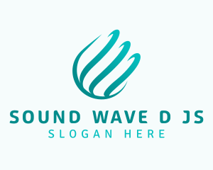 Water Droplet Waves Logo