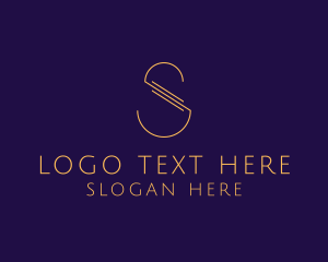 Investor - Luxury Letter S Outline Company logo design