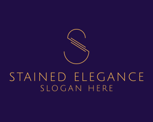 Luxury Letter S Outline Company logo design