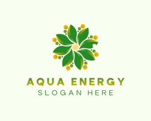 Leaf Energy Biodegradable logo design