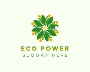 Renewable Energy - Leaf Energy Biodegradable logo design