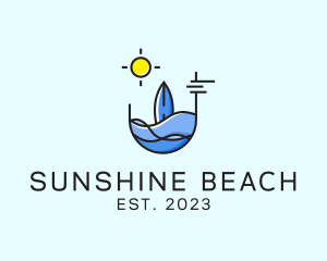 Summer - Sea Surfer Summer logo design