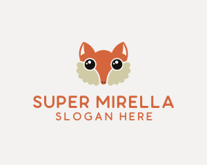 Cute Fox Face Logo