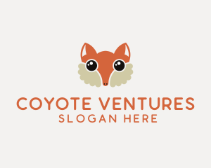 Cute Fox Face logo design