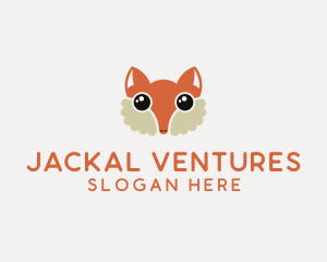 Cute Fox Face logo design