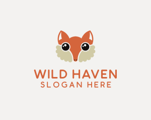 Fauna - Cute Fox Face logo design