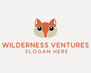 Cute Fox Face logo design