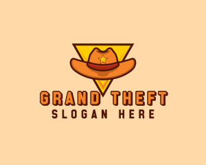 Costume - Sheriff Cowboy Hat logo design
