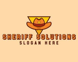 Sheriff Cowboy Hat logo design