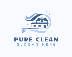 Home Washing Cleaner logo design