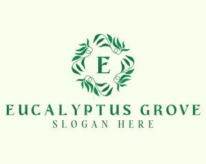 Nature Garden Leaves logo design