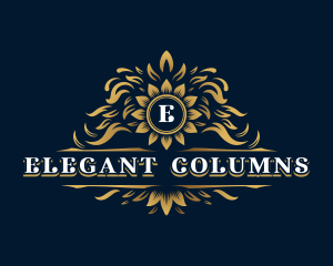 Elegant Floral Ornament logo design