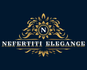 Elegant Floral Ornament logo design