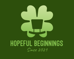 Hope - Cloverleaf Top Hat logo design