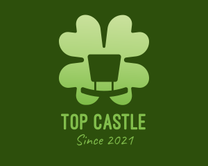 Cloverleaf Top Hat logo design