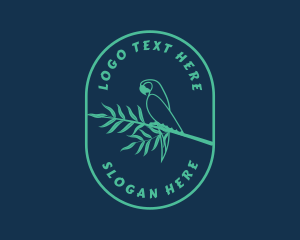 Low Poly - Tropical Wildlife Zoo logo design