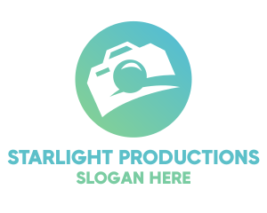 Showbiz - Gradient Camera Photography logo design