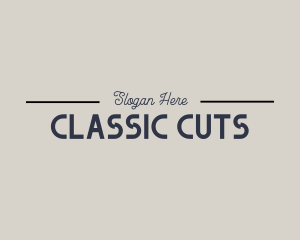 Classic Professional Wordmark logo design