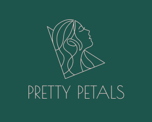 Skincare Lady Model  logo design