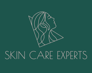 Skincare Lady Model  logo design