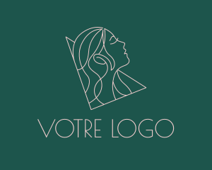 Relaxation - Skincare Lady Model logo design