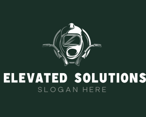 Repair Machinist Welder  logo design