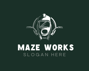 Repair Machinist Welder  logo design