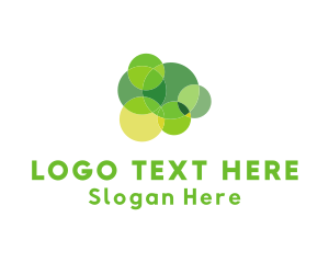 Green Eco Circles Logo