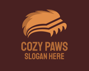 Furry - Wild Claw Book logo design