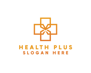 Cross Hourglass Clinic logo design