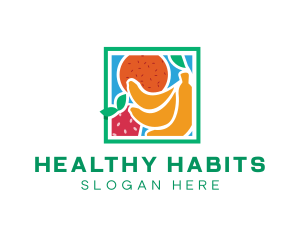 Nutrition - Natural Healthy Fruits logo design