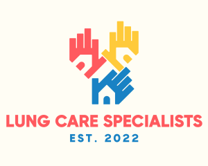 Caring Hand House logo design