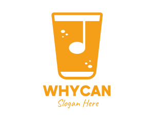 Food And Drink - Musical Note Drink logo design