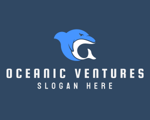 Wild Sea Dolphin  logo design