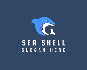 Wild Sea Dolphin  logo design